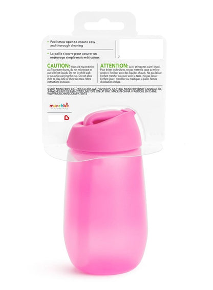 Munchkin Simple Clean Straw Cup 296 ML Pink