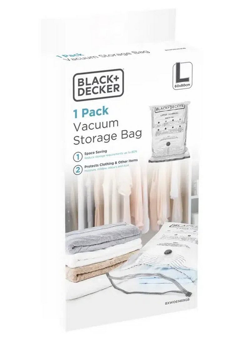 Vacuum Storage Bags Large 60x80cm BLACK&DECKER