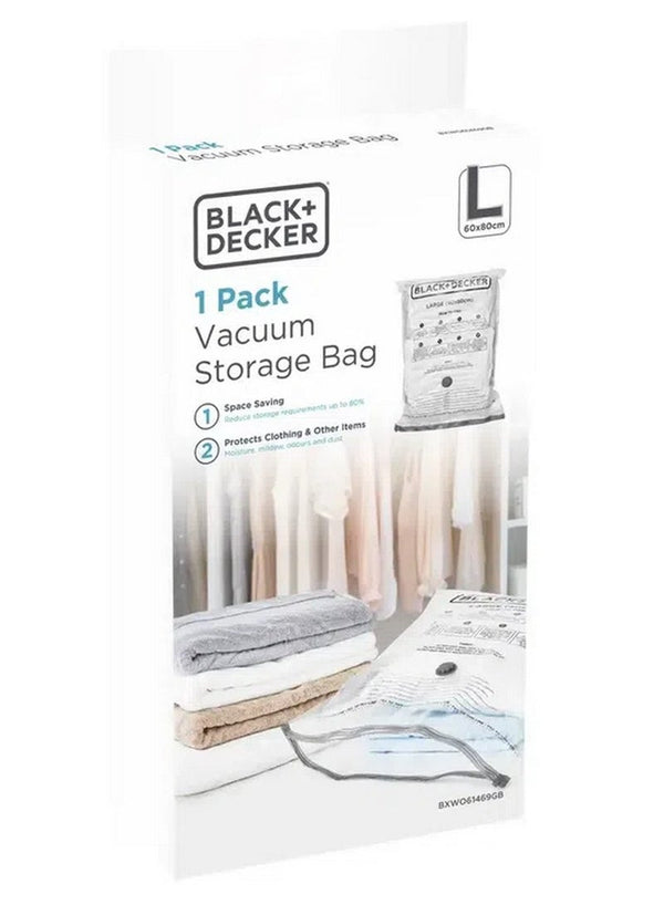 Vacuum Storage Bags Large 60x80cm BLACK&DECKER