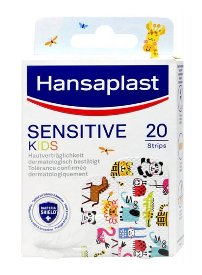 Hansaplast Sensitive Kids Plasters - 20 Assorted Strips