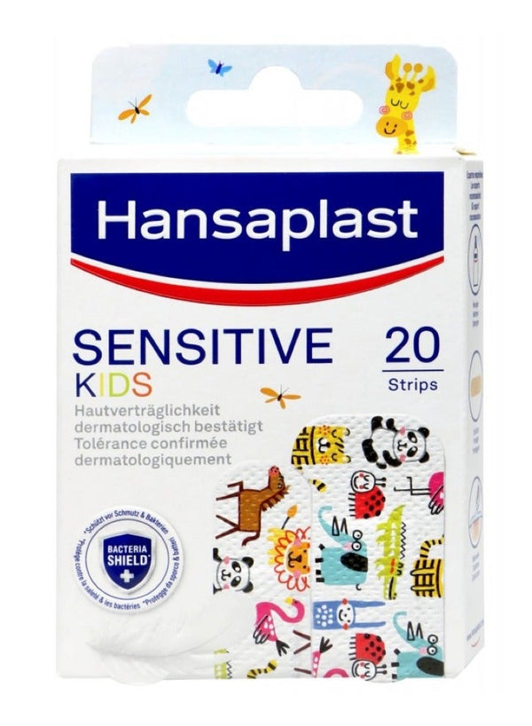Hansaplast Sensitive Kids Plasters - 20 Assorted Strips