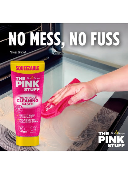 300g make, all purpose, cleaning paste, cleaning paste 300g, cool dry, mess free, miracle squeezable, miracle squeezable cleaning, paste 300g, pink stuff, squeezable cleaning, squeezable cleaning paste, stain removal, star drops, vegan