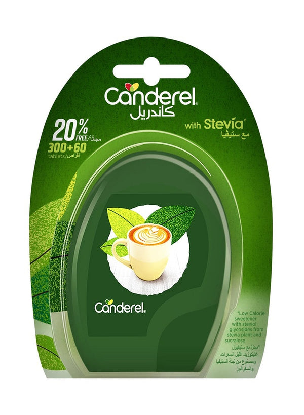 Canderel Stevia 300+60 Tabs Sweetener