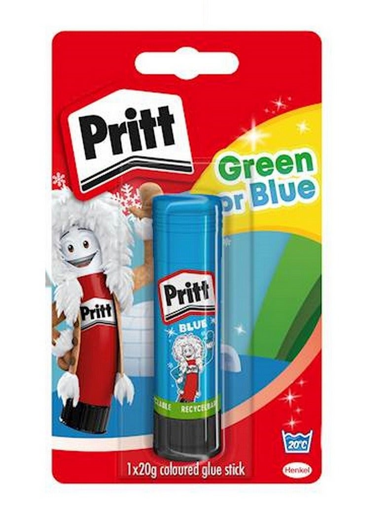 Pritt Coloured Glue Stick 20 G - Premium Adhesive