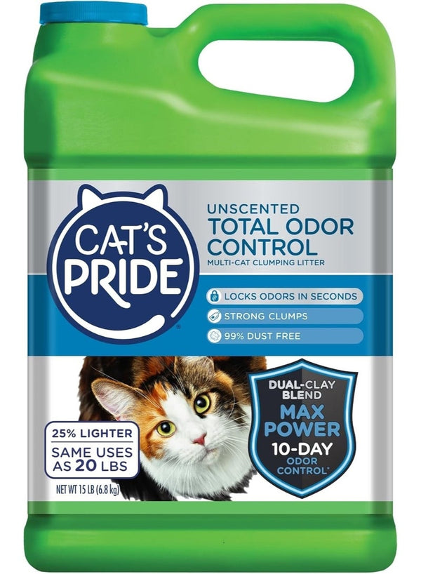 Cat's Pride Unscented Cat Litter 6.8 Kg