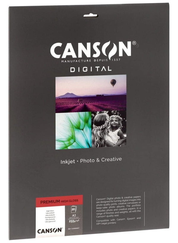 CANSON Digital Premium High Gloss A3 20 Sheets