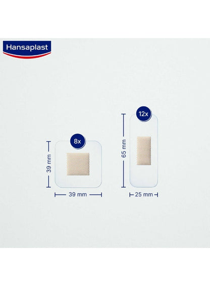 aqua protect, aqua protect plasters, extra strong, extra strong adhesion, hands feet, hansaplast, minor cuts, non-stick, protect plasters, strong adhesion, waterproof, waterproof extra, waterproof extra strong, wound dry, wound pad