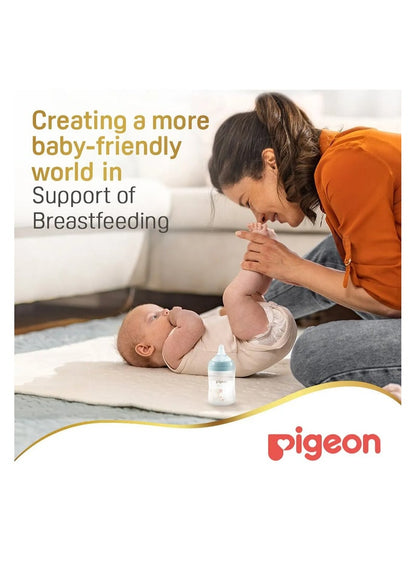 Pigeon Softouch Wide Neck Plastic Nursing Bottle 160ML