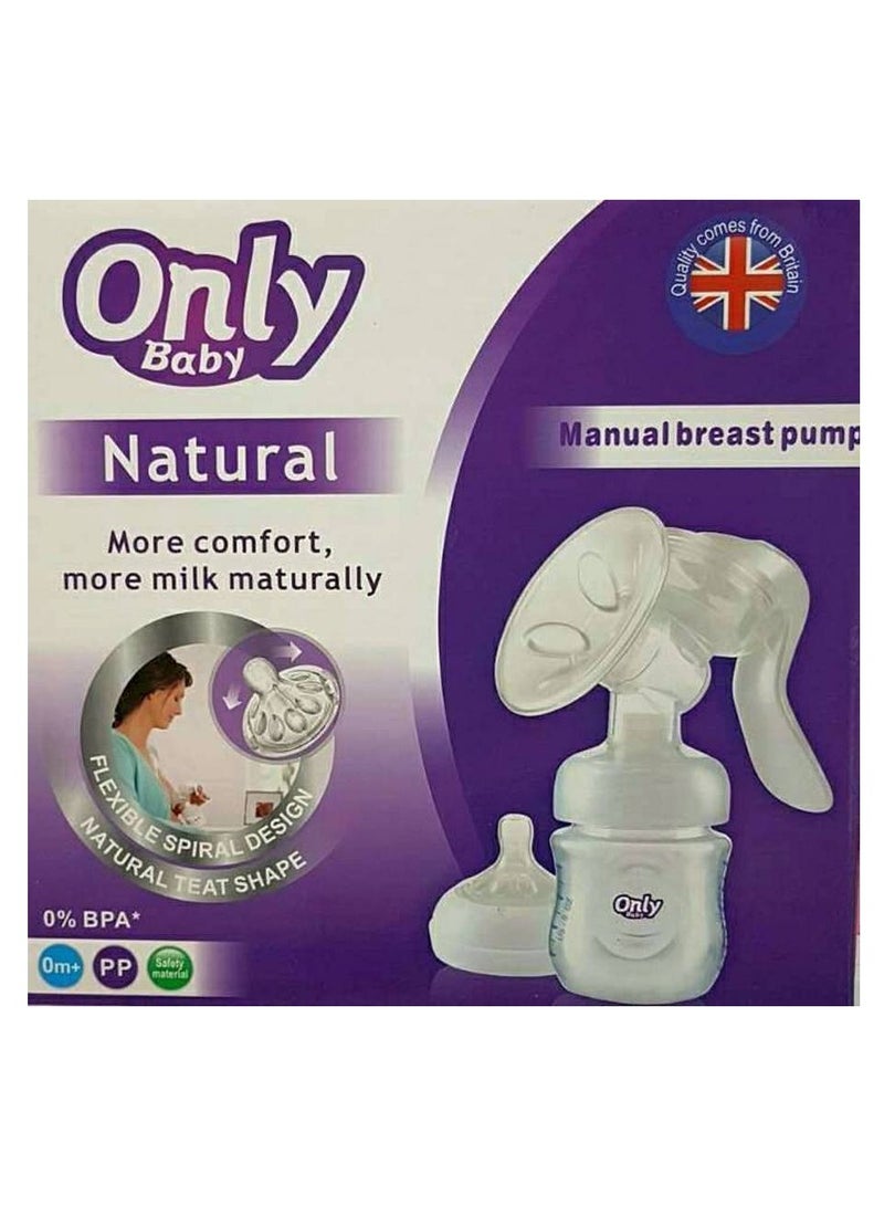Only Baby Manual Breast Pump - Comfortable & Convenient