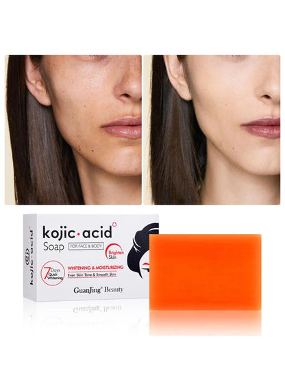 3pcs x100g, acid soap, acid soap trio, body brightening, dark spots, dark spots pimples, guanjing beauty, kojic acid, kojic acid soap, skin whitening, skin whitening dark, soap trio, spots pimples, whitening dark, whitening dark spots