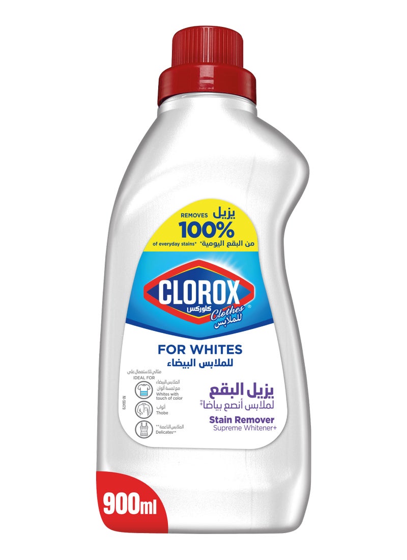 Clorox Liquid Stain Remover for White Clothes 900ml