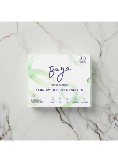 Baya Laundry Detergent Sheets Crisp Winter