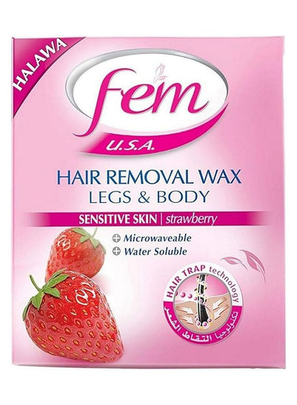 Fem Hair Removal Wax for Sensitive Skin 450 Gm