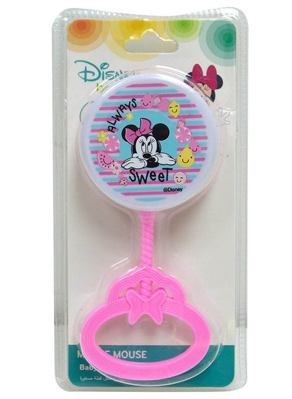 Disney Baby Minnie Mouse Rattle Toy Pink