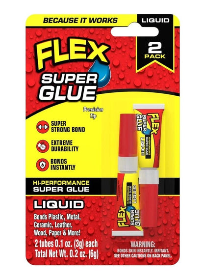 FLEX Super Glue Liquid 3 Gram - 2 Tubes