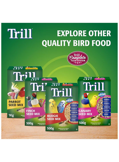 Trill Finch Seed Mix 500g - Premium Bird Food