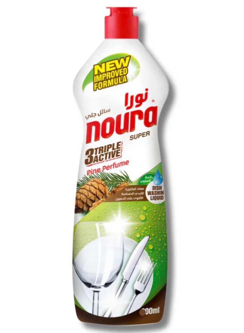 Noura Dishwashing Liquid Detergent 800 ML Pine