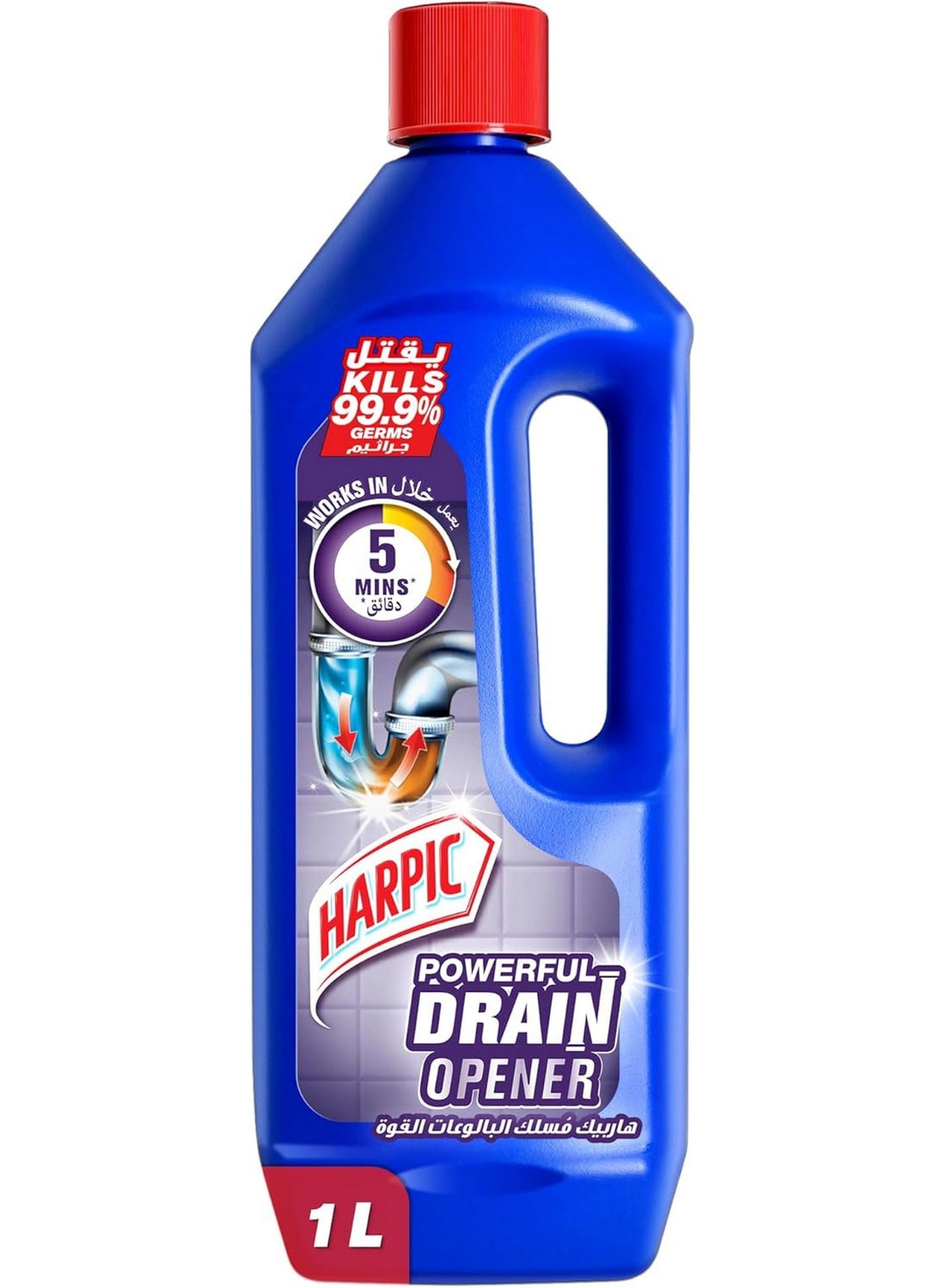 clogs caused, drain opener, drain opener gel, drains clean, floor drains, food residue, gel formula, grease soap, hair grease, harpic, opener gel, reach deep, soap scum, thick gel, tough clogs