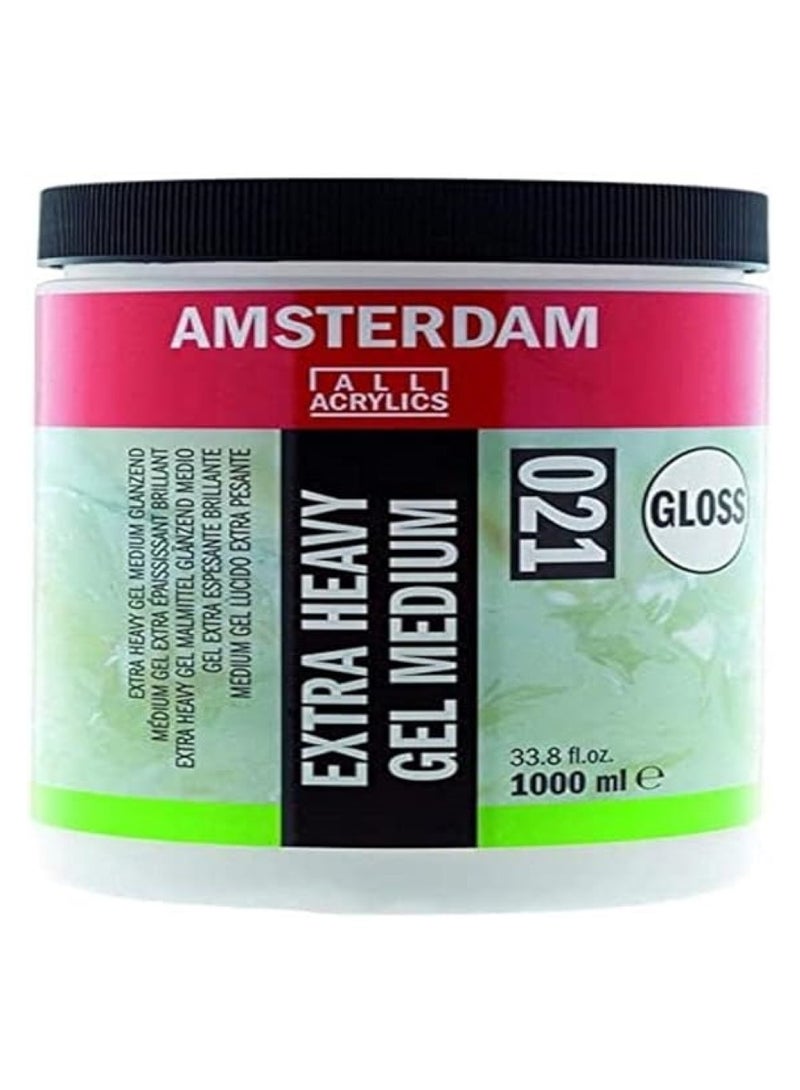 AMSTERDAM Extra Heavy Acrylic Gel Medium Gloss 1000 ML