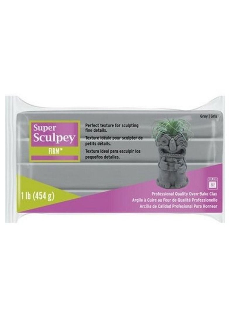 Sculpey Super Sculpey Firm Grey 454g