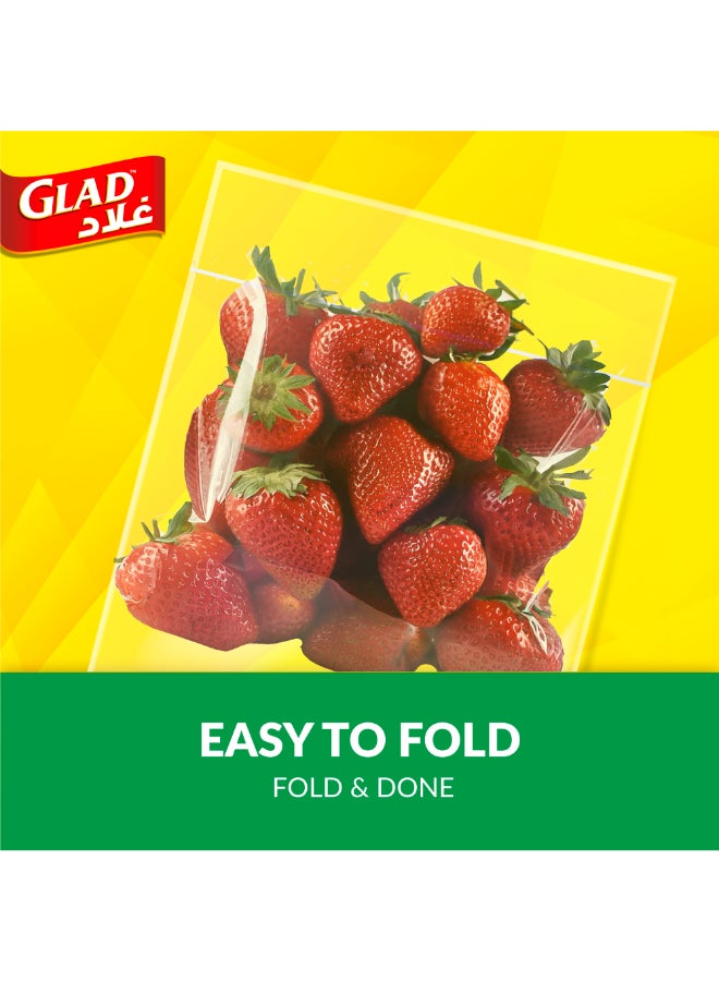 Glad Sandwich Fold Top Bags 180 Count - Glad