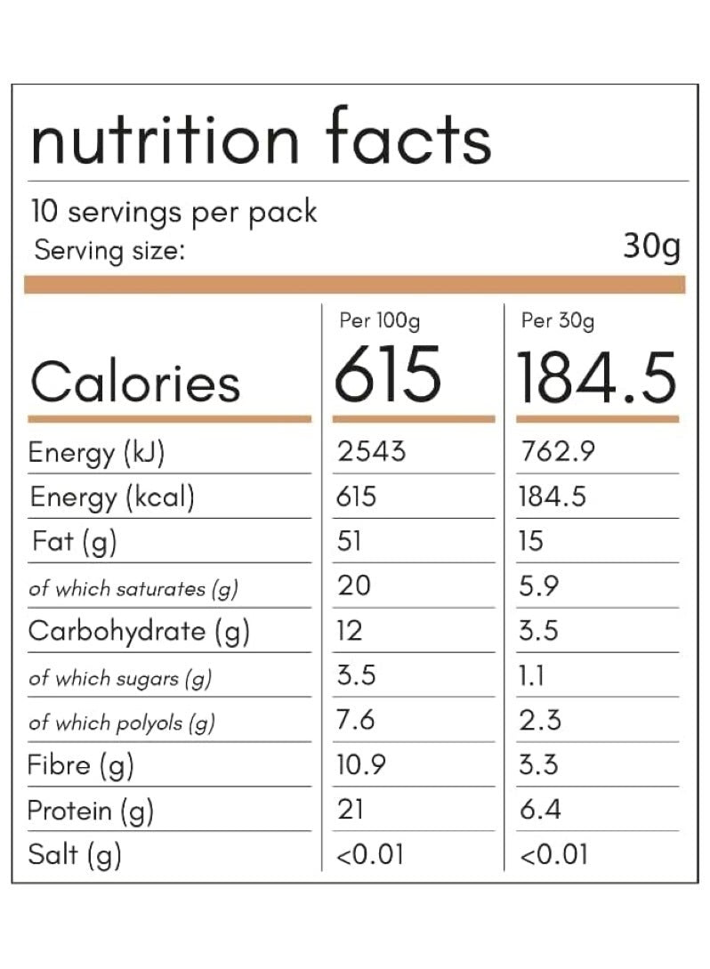 Cinnamon Keto Granola 300g - KETO HANA