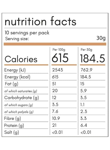 Cinnamon Keto Granola 300g - KETO HANA
