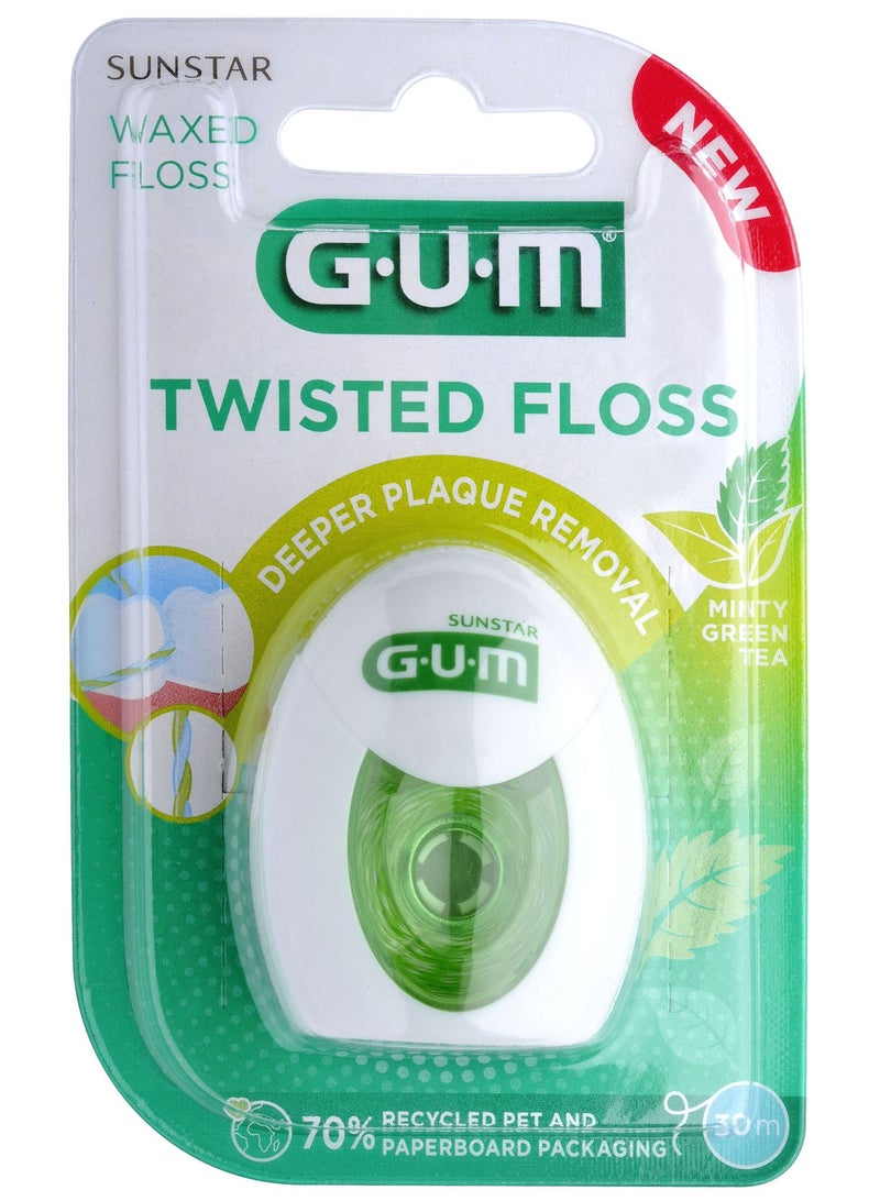 SUNSTAR Gum Twisted Waxed Dental Floss