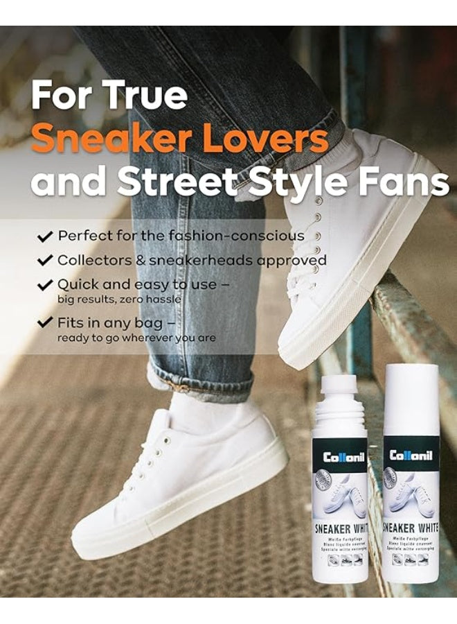100ml keep, advanced care, brilliant white, brilliant white leather, collonil, cool dry, dry place, leather shoes, sneaker white, sneaker white advanced, wax gum, white advanced, white advanced care, white leather, white leather shoes
