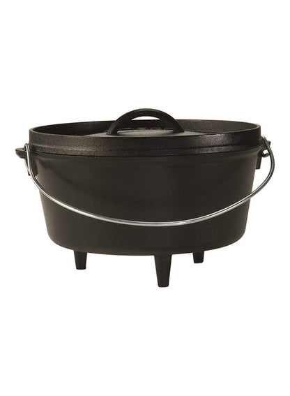 Lodge 10 Inch Deep Camp Dutch Oven Black