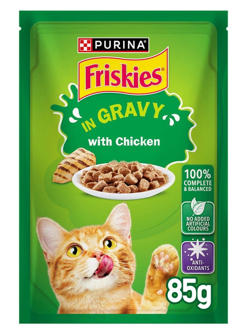 Friskies Chicken Chunks In Gravy Wet Cat Food - PURINA