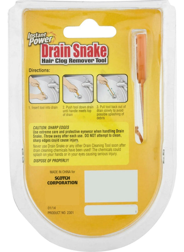 Instant Power Drain Snake Clog Remover by Instant Power