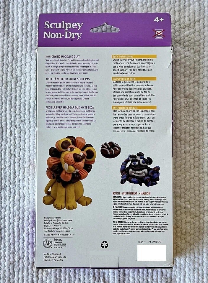 Sculpey Non-Drying Modeling Clay 980 G