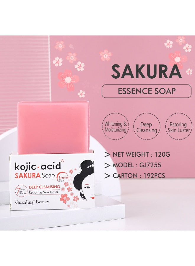 acid sakura, acid sakura soap, care 120g, cleansing skin, cleansing skin care, days quick, days quick whitening, guanjing beauty, kojic acid, kojic acid sakura, quick whitening, sakura soap, skin care, skin care 120g, whitening brightening