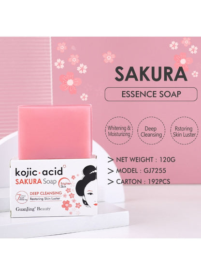 acid sakura, acid sakura soap, care 120g, cleansing skin, cleansing skin care, days quick, days quick whitening, guanjing beauty, kojic acid, kojic acid sakura, quick whitening, sakura soap, skin care, skin care 120g, whitening brightening