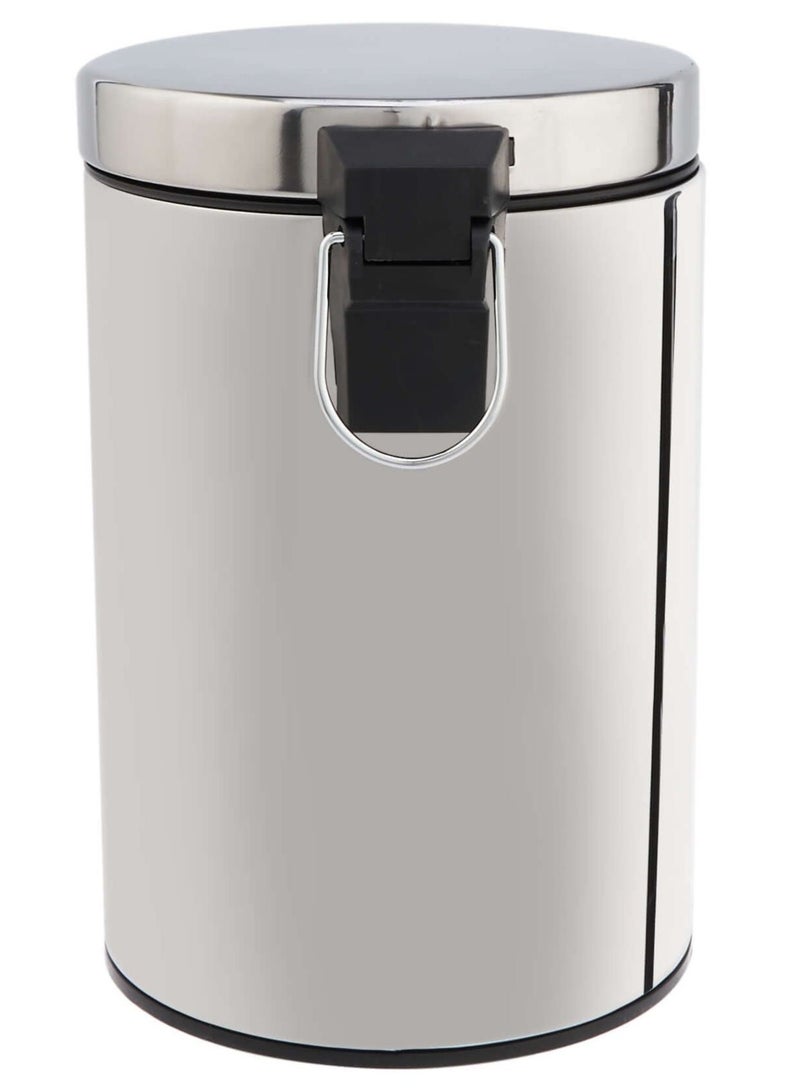 Hygic Glossy Stainless Steel Pedal Bin 5 Liters