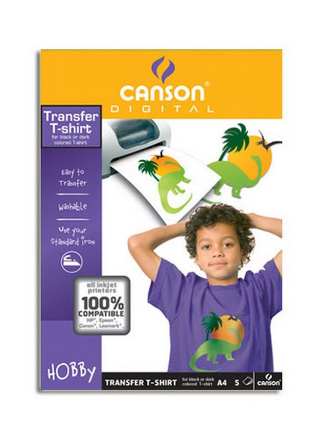 CANSON T Shirt Transfer Film A4 for Dark Colors