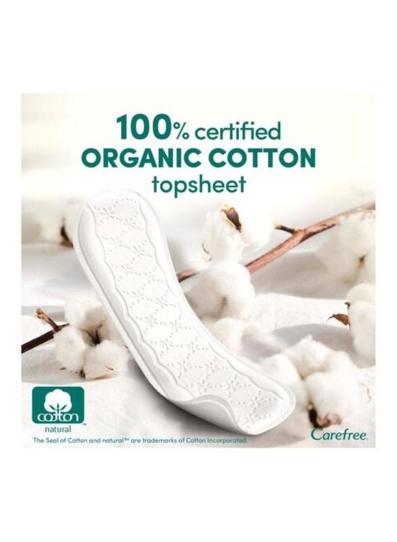 Carefree Organic Cotton Long Unscented Liners