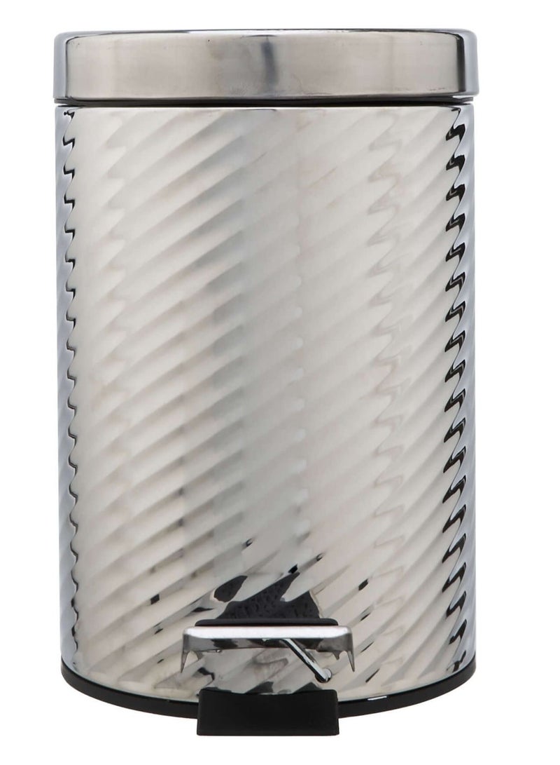 Hygic Stripes Design Stainless Steel Pedal Bin