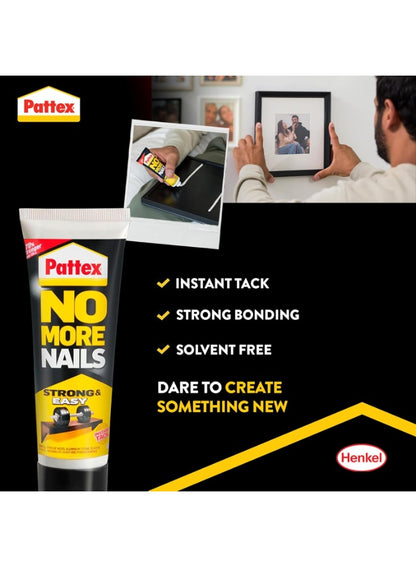 50g tube, adhesive 50g, all purpose, cool dry, free low, heavy-duty mounting, heavy-duty mounting adhesive, mounting adhesive, mounting adhesive 50g, nails strong, non drip, onto one, pattex, purpose heavy-duty, purpose heavy-duty mounting