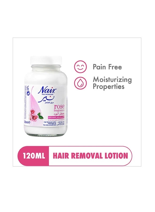 Nair Rose Hair Removal Lotion 120 ML