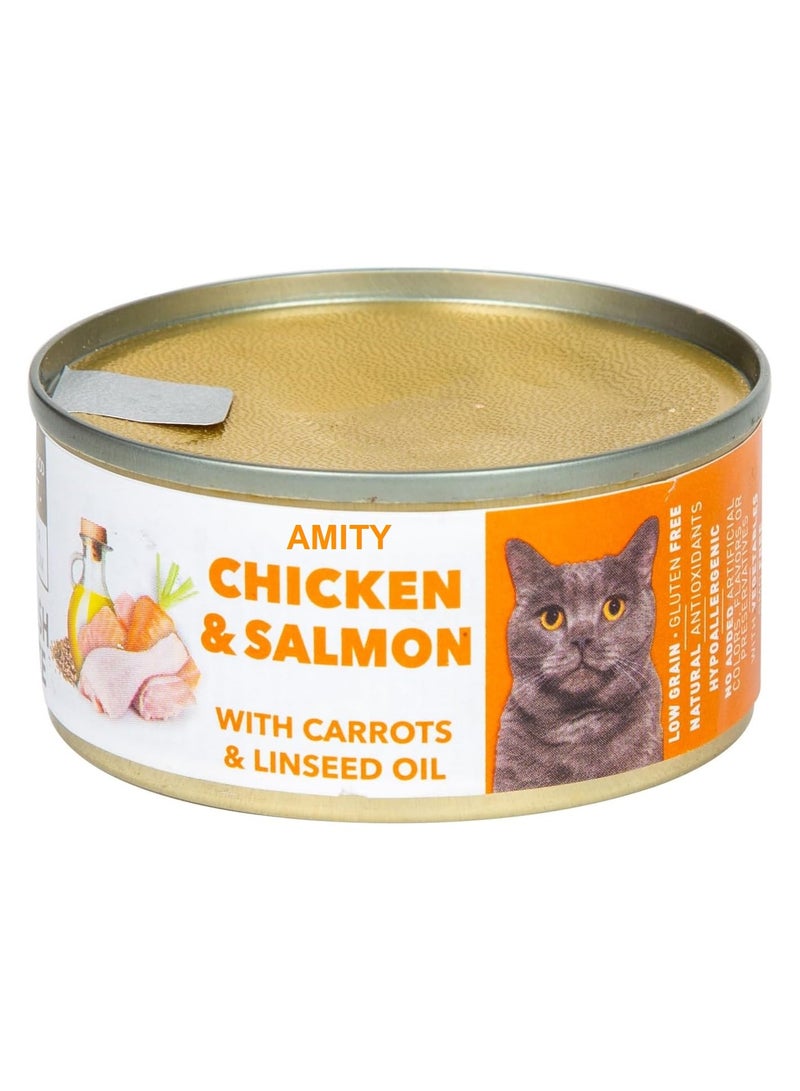 Amity Chicken & Salmon Adult Wet Food 80g