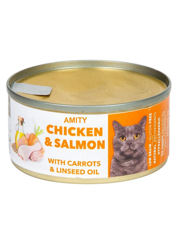 Amity Chicken & Salmon Adult Wet Food 80g