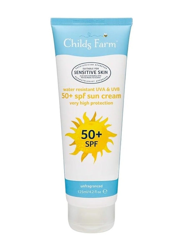 Childs Farm Fragrance Free SPF 50+ Sun Cream 125 ML