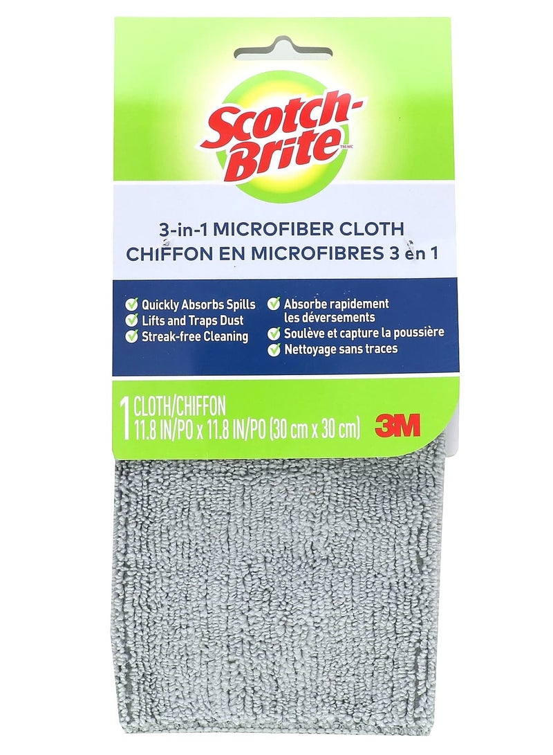 Scotch Brite 3-In-1 Microfiber Kitchen Cloth