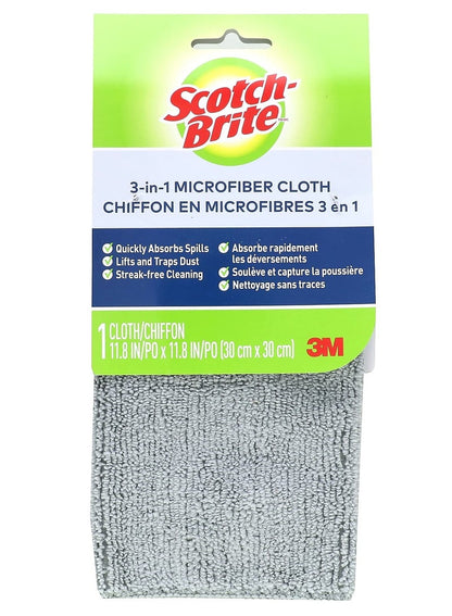 Scotch Brite 3-In-1 Microfiber Kitchen Cloth