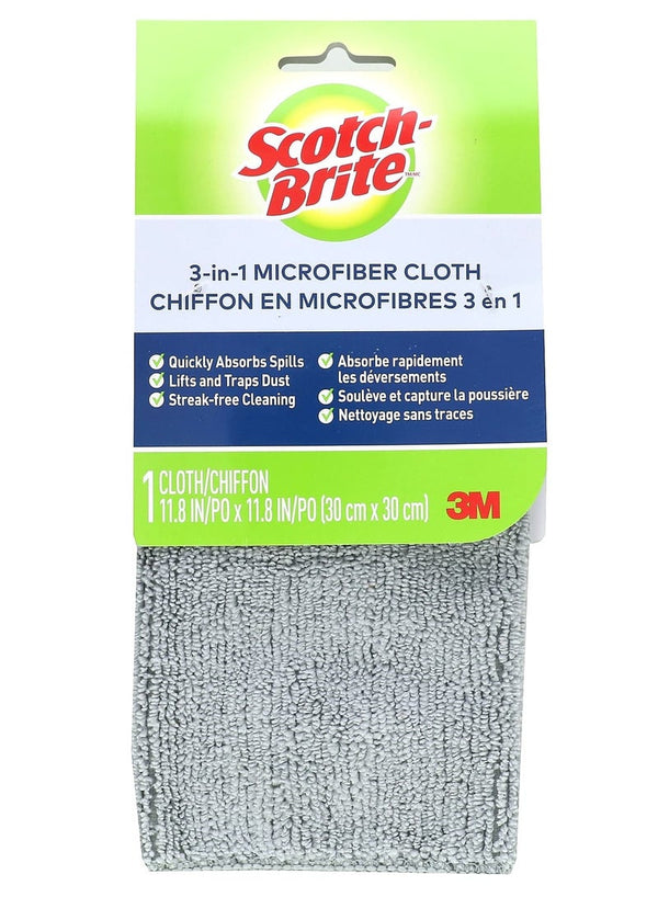 Scotch Brite 3-In-1 Microfiber Kitchen Cloth