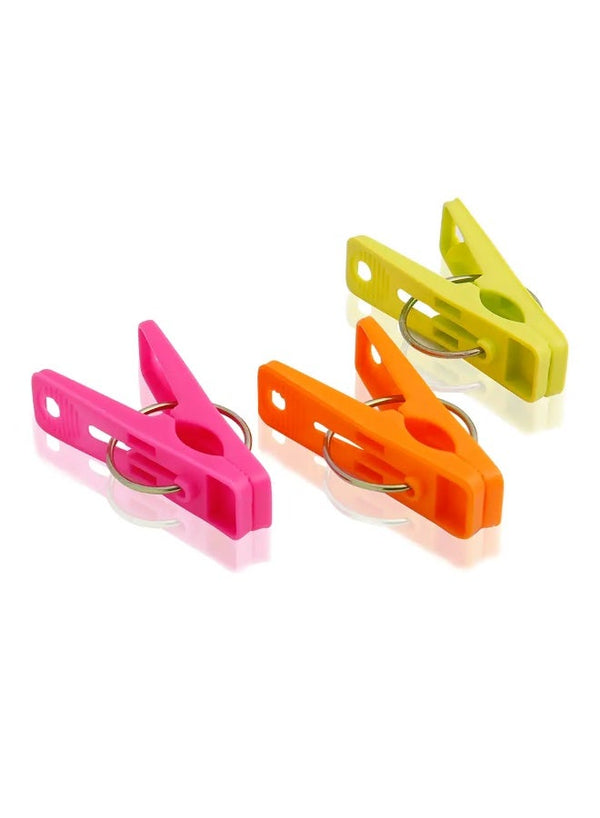 Pioneer Cloth Pegs in Basket - 20 Pieces