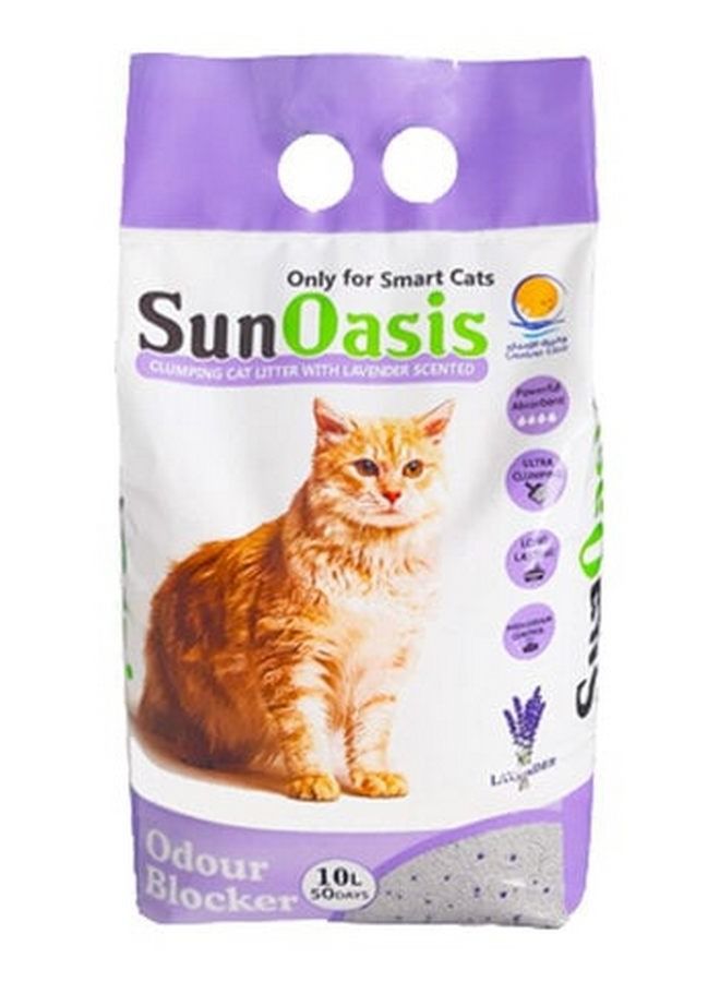 Sun Oasis Clumping Cat Litter Lavender 10L