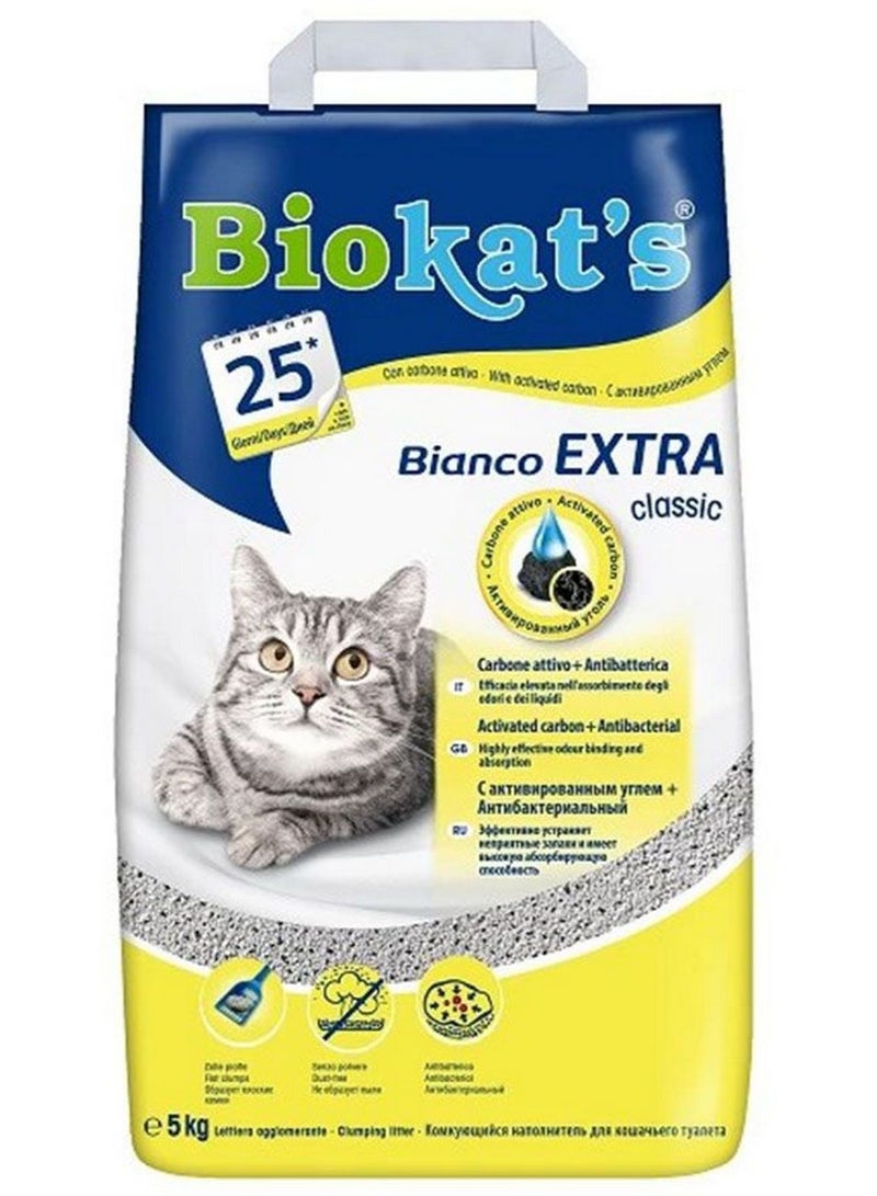 Biokat'S Bianco Classic Extra Cat Litter 5 Kg